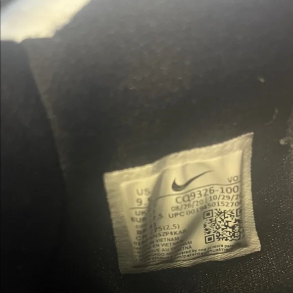 Nike High-Top Sneakers in Gold and Black